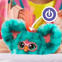 Hasbro - Furby Furblets, Mello-Nee, amico in miniatura, piÃ¹ di 45 suoni, musica estiva rilassante e frasi Furbish, peluche elet