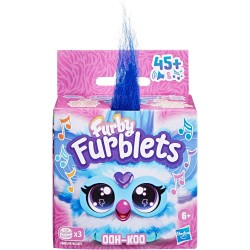 Hasbro - Furby Furblets Ooh-Koo, Amico in Miniatura con piÃ¹ di 45 Suoni, Musica Rock e Frasi Furbish, Mini Peluche Elettronico 