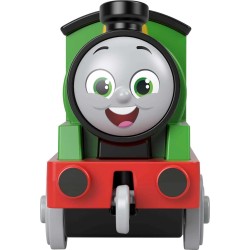 Fisher-Price - Thomas &amp; Friends, Il Trenino Thomas, Locomotiva Percy a Spinta in Metallo, Giocattolo per Bambini 3+ Anni, HB