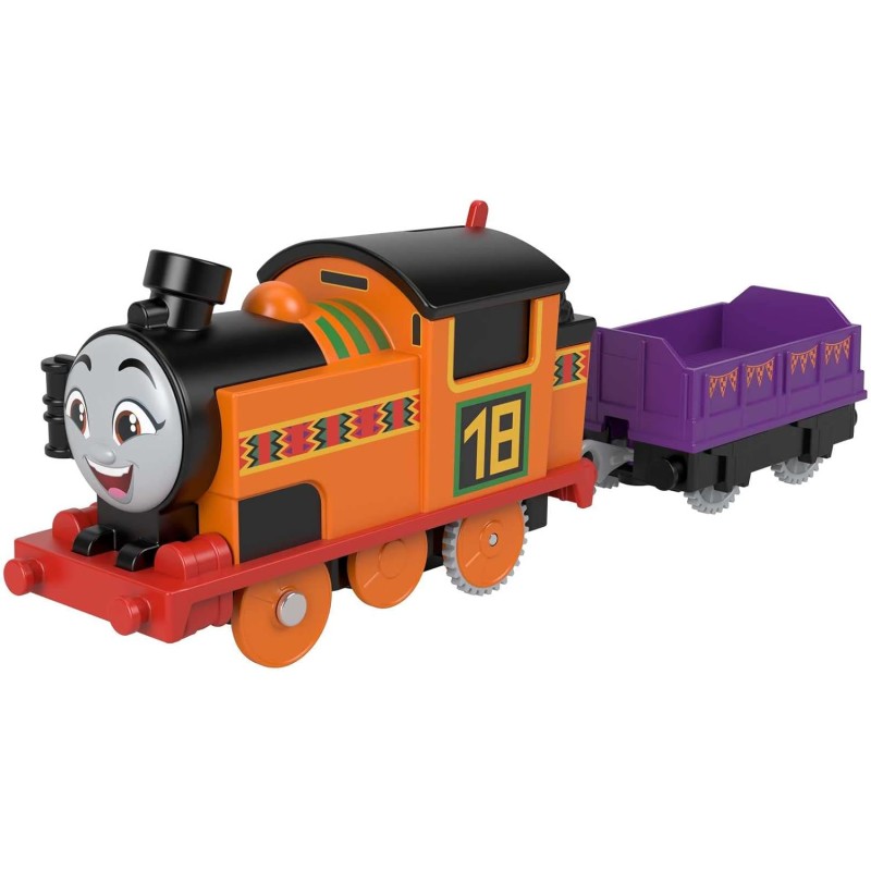 Fisher-Price - Thomas &amp; Friends, Il Trenino Thomas, Nia Trenino Motorizzato Locomotiva, Giocattolo per Bambini 3+ Anni, HDY6