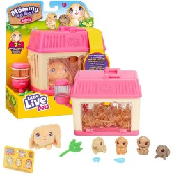 Giochi Preziosi - Live Pets Mommy To Be Mini - Versione Coniglietti, Accudisci Mamma Coniglio, Dagli Da Mangiare E Da Bere E Lei