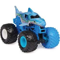 MONSTER JAM, Veicolo Monster Truck Die-Cast Earth Shaker Ufficiale, Serie Show Time, in Scala 1:64, assortimento casuale, 1 pezz