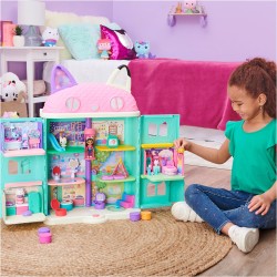 Gabby s Dollhouse, La camera da letto di Cuscigatta, mini playset stanze della casa, giochi per bambini dai 3 anni in su