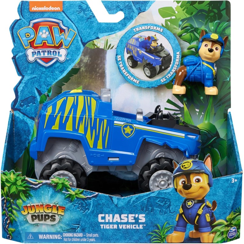 Spin Master - Paw Patrol - Veicoli Tematizzati Jungla, modelli assortiti, 1 pezzo