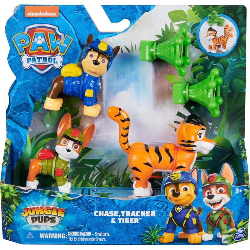 Spin Master - Paw Patrol - Cuccioli Hero Pups Jungle, assortimento casuale, 1 pezzo