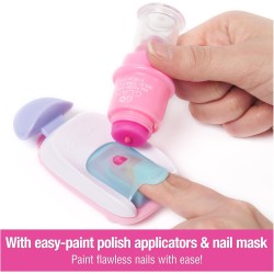 Cool Maker, GO GLAM, Macchina Decora Unghie, Decora 200 Unghie con 4 Motivi, 2 Applicatori di Smalto e Maschera per Unghie. Gioc