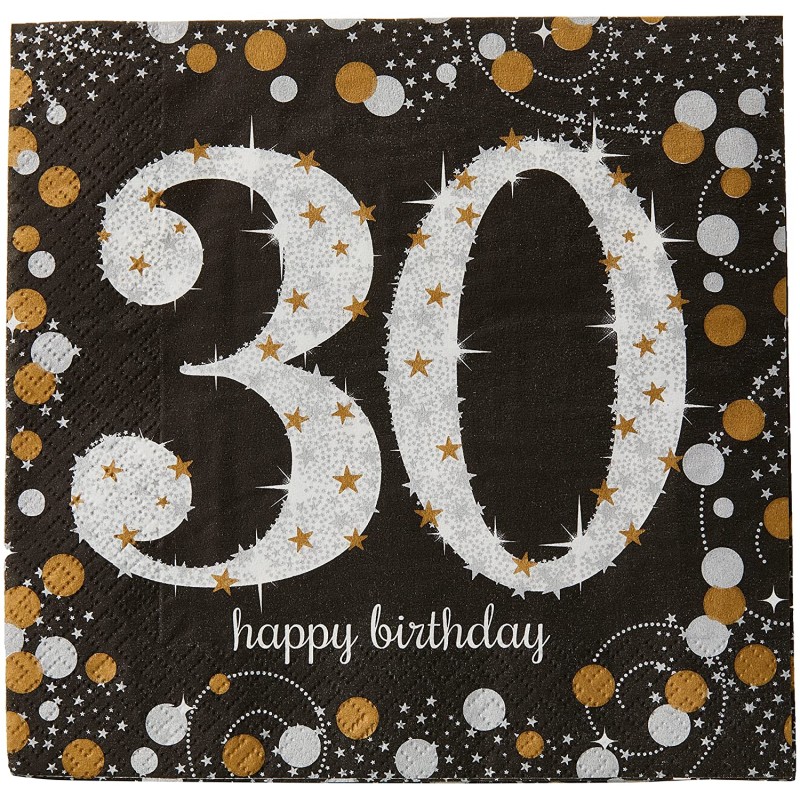 Tovagliolo 33 x 33 cm Sparkling Celebrations 30 16 pz, 7AM511544