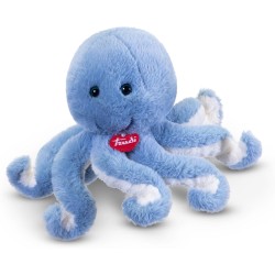 Trudi - Polipo azzurro Polpo peluche mare da regalo, animali sottomarini e spiaggia. Polipo | 11x24x11cm taglia S | Sealife Dept