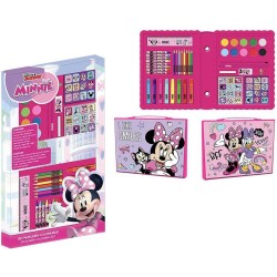 CERDÃ� LIFE S LITTLE MOMENTS - Minnie Mouse Colouring Box, Astuccio Unisex Kids, Valigetta Colori 43 pz.