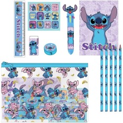 Cerda - Stitch Bustina Accessori e Penna 10 colori