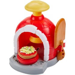 Play-Doh Kitchen Creations - La Pizzeria, playset con 6 vasetti di Pasta modellabile e 8 Accessori