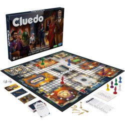 Cluedo Classico Refresh (Gioco in Scatola, Hasbro Gaming), da 8 Anni, Cluedo Rivisitato per 2-6 Giocatori, Giochi del Mistero e 