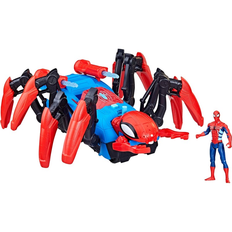 Hasbro - Marvel Spider-Man Crawl N Blast Spider, Giocattoli di Supereroi per Bambini e Bambine, dai 4 Anni in Su, Lancia Ragnate