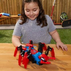 Hasbro - Marvel Spider-Man Crawl N Blast Spider, Giocattoli di Supereroi per Bambini e Bambine, dai 4 Anni in Su, Lancia Ragnate