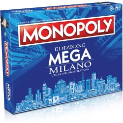 Winning Moves Monopoly Mega Milano - giochi da tavolo, giochi da tavolo adulti, giochi da tavolo bambini, giochi da tavolo per 2