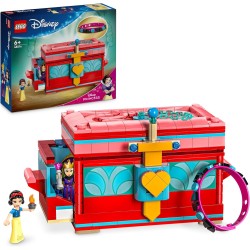 LEGO Ç€ Disney Portagioie di Biancaneve, Giocattolo Principesse da Costruire, da 6 Anni con Mini Bamboline, Accessori e un Bracc