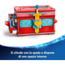 LEGO Ç€ Disney Portagioie di Biancaneve, Giocattolo Principesse da Costruire, da 6 Anni con Mini Bamboline, Accessori e un Bracc