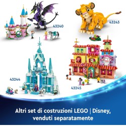 LEGO Ç€ Disney Portagioie di Biancaneve, Giocattolo Principesse da Costruire, da 6 Anni con Mini Bamboline, Accessori e un Bracc