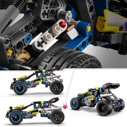 LEGO Technic Buggy da Corsa, da 8 Anni in su, Veicolo da Costruire Off-Road da Rally, Regalo Amanti Modellini di Auto da Gara, 4