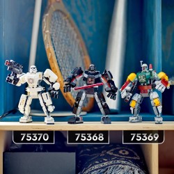 LEGO Star Wars Mech di Darth Vader, Action Figure Snodabile da Costruire con Abitacolo per Minifigure e Grande Spada Laser Rossa