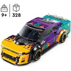 LEGO Speed Champions NASCAR Next Gen Chevrolet Camaro ZL1, Modellino di Auto da Costruire, con Minifigure del Pilota, 76935