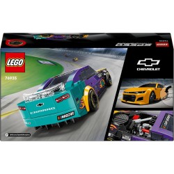 LEGO Speed Champions NASCAR Next Gen Chevrolet Camaro ZL1, Modellino di Auto da Costruire, con Minifigure del Pilota, 76935