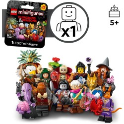 LEGO Minifigures Dungeons &amp; Dragons, Scatola con 1 di 12 Personaggi a Caso, DND Miniature da Collezione Inclusi Bardo Elfo, 