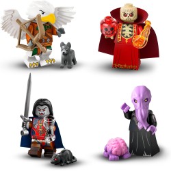 LEGO Minifigures Dungeons &amp; Dragons, Scatola con 1 di 12 Personaggi a Caso, DND Miniature da Collezione Inclusi Bardo Elfo, 