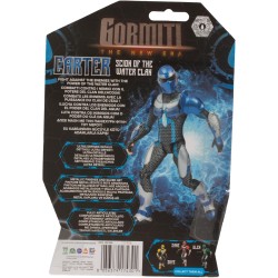 GORMITI THE NEW ERA - Scion Del Clan Dell Acqua Carter, Action Figure 15 Cm Articolato, Personaggio Gormiti Con Armatura Effetto