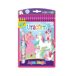 A di Arte - Acqua Magic Animali libro Unicorno con penna ad acqua, POS240215