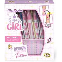 Martinelia - Kit tatuaggio super girl per bambini, POS230113