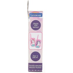 Lexibook - Unicorno Walkie-talkie Clip da cintura Batteria, Rosa, TW12UNI