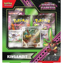 Collezione illustrazione Kingambit dellâ€™espansione Scarlatto e Violetto - Segreto Fiabesco del GCC PokÃ©mon (1 carta promozion