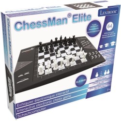 Lexibook Chessman Elite, Gioco, Computer di Scacchi interattivo, 64 Livelli di difficoltÃ , LED, Alimentato a Batteria o Adattat