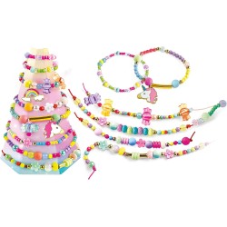 Clementoni Crazy Chic-My Unicorn Bracelets-Kit Te, Set per Realizzare, Gioco 7 Anni, Braccialetti Amicizia Bambina, Lavoretti Cr