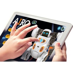 Clementoni Robot - AIRO - Artificial Intelligence Scienza e Gioco Robotics, Telecomandato con App, Programmabile, Tecnologia AI,