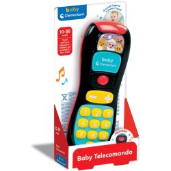 Clementoni - Baby Gioco Musicale 10 Mesi, Telecomando Giocattolo per Bambini, Elettronico Interattivo Parlante Luci e Suoni, con