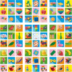 Clementoni - 18307 - Memo Play with colors - Gioco Di Memoria E Associazione, Carte Da Accoppiare, Gioco Educativo Bambini 3 Ann