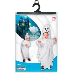 Widmann - Costume Fantasma Copricapo Bambino 110 cm (3/4 anni), 36159