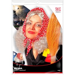 Windmann - Parrucca Befana con Foulard, 6009B