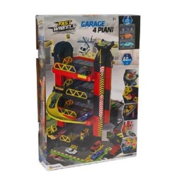 Fast Wheels - Garage 4 Piani con 3 auto die cast incluse