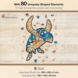 EWA Eco-Wood-Art- Turtle S Wooden Box