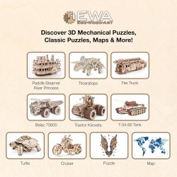 EWA Eco-Wood-Art- Turtle S Wooden Box