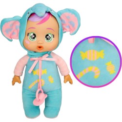 Imc Toys - Cry Babies Tiny Cuddles Day Care Ellie, Bambola BebÃ¨, Bambola di Peluche Vestita con un Pigiama della linea Day Care