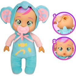 Imc Toys - Cry Babies Tiny Cuddles Day Care Ellie, Bambola BebÃ¨, Bambola di Peluche Vestita con un Pigiama della linea Day Care