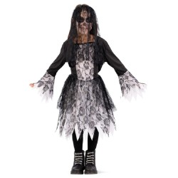 Carnival Toys - Costume sposa scheletro Tg. VI (8-9 anni / cm 138), 68930