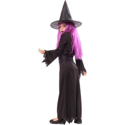 Rubies - Costume Strega Ragnatela lilla per bambina, Vestito, cappello e cintura, Witches per Halloween, Feste e Cosplay, Tg. XS