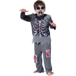 Rubies - Zombie Repellente per bambino, Camicia stampata, pantaloni con ferite, Non Morti, Tg. M (9 / 10 anni), S8981-M