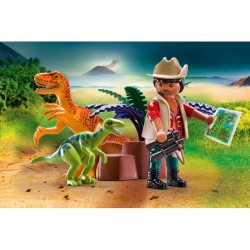 Playmobil - Carriyng Case Large Dinosauri, Multicolore, 70108