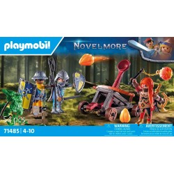 Playmobil - Novelmore 71485 Agguato al Posto di Blocco, duello tra Novelmore e Burnham, con Una catapultÃ , Giochi di Ruolo Dive